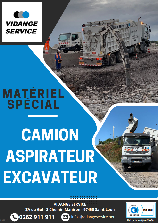 Informations techniques à télécharger  Matériel Spécial Camion Aspirateur Excavateur