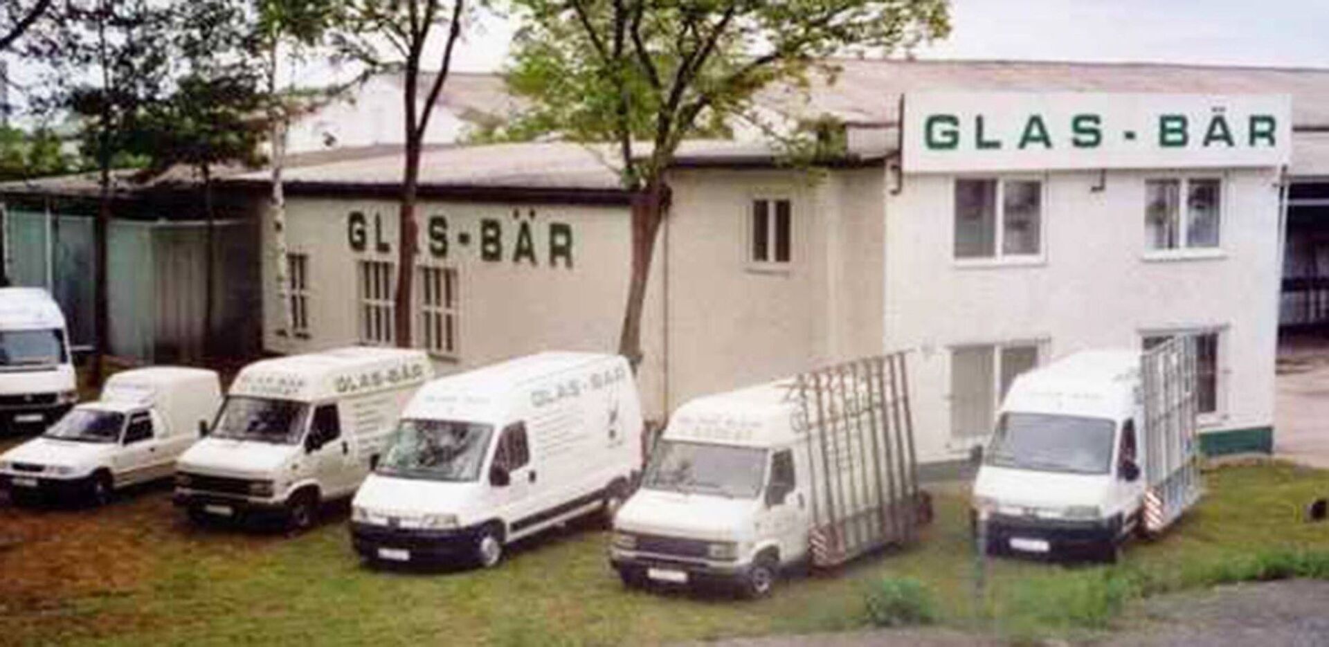 Glas Bär Außenansicht Gebäude