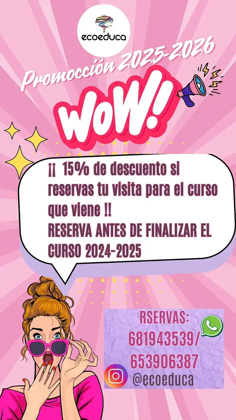 Un cartel con una mujer que lleva gafas de sol y un bocadillo de diálogo que dice ¡Guau!
