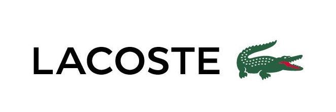 Das Logo von Lacoste ist ein Krokodil mit offenem Maul.