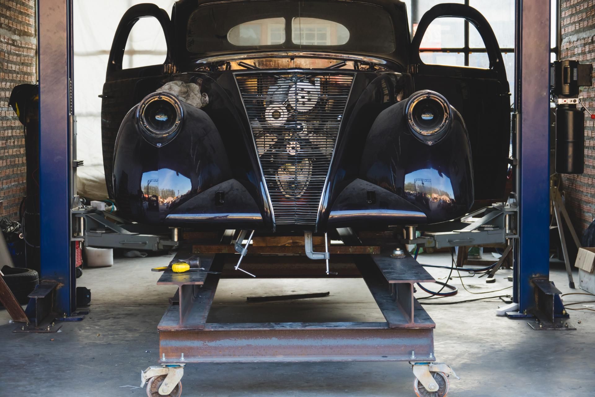 Oldtimer wird repariert