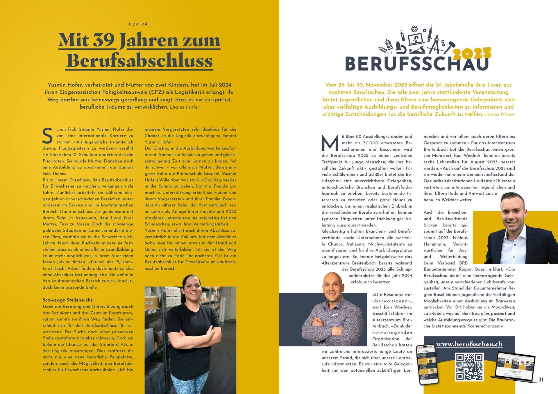 BASELLAND SKILLS | 
DAS MAGAZIN FÜR EINE STARKE BERUFSBILDUNG