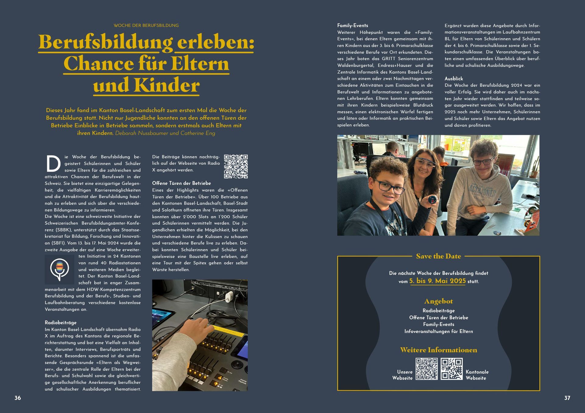 BASELLAND SKILLS | 
DAS MAGAZIN FÜR EINE STARKE BERUFSBILDUNG