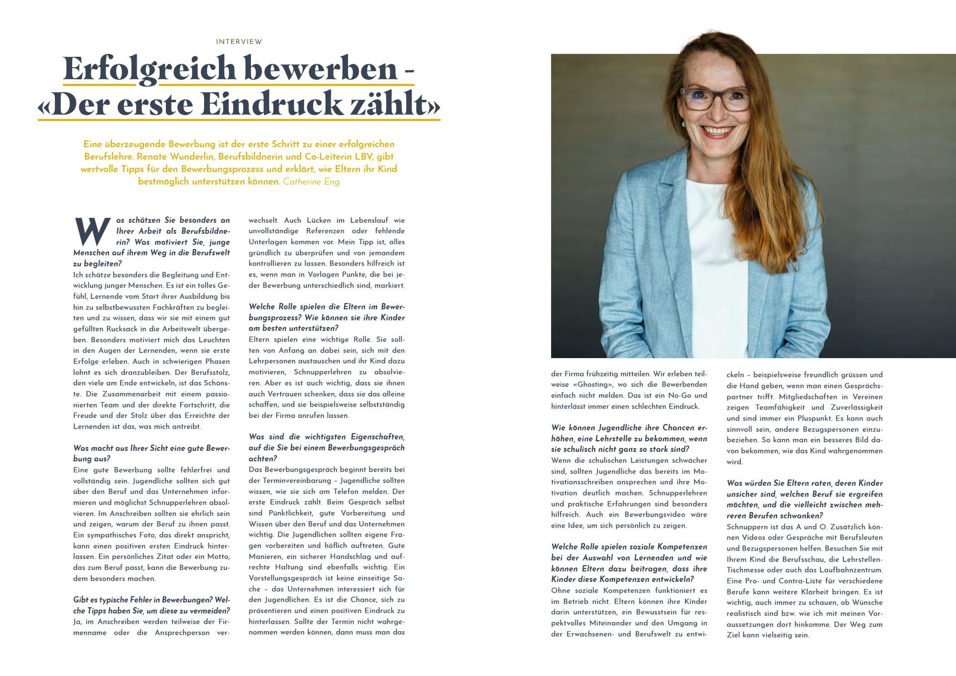 BASELLAND SKILLS | 
DAS MAGAZIN FÜR EINE STARKE BERUFSBILDUNG