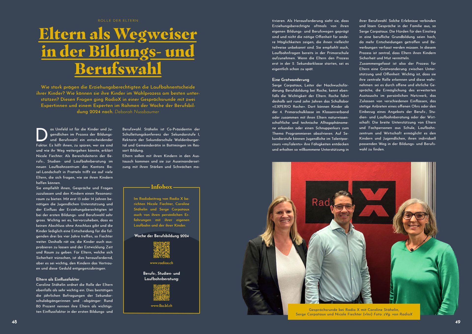 BASELLAND SKILLS | 
DAS MAGAZIN FÜR EINE STARKE BERUFSBILDUNG