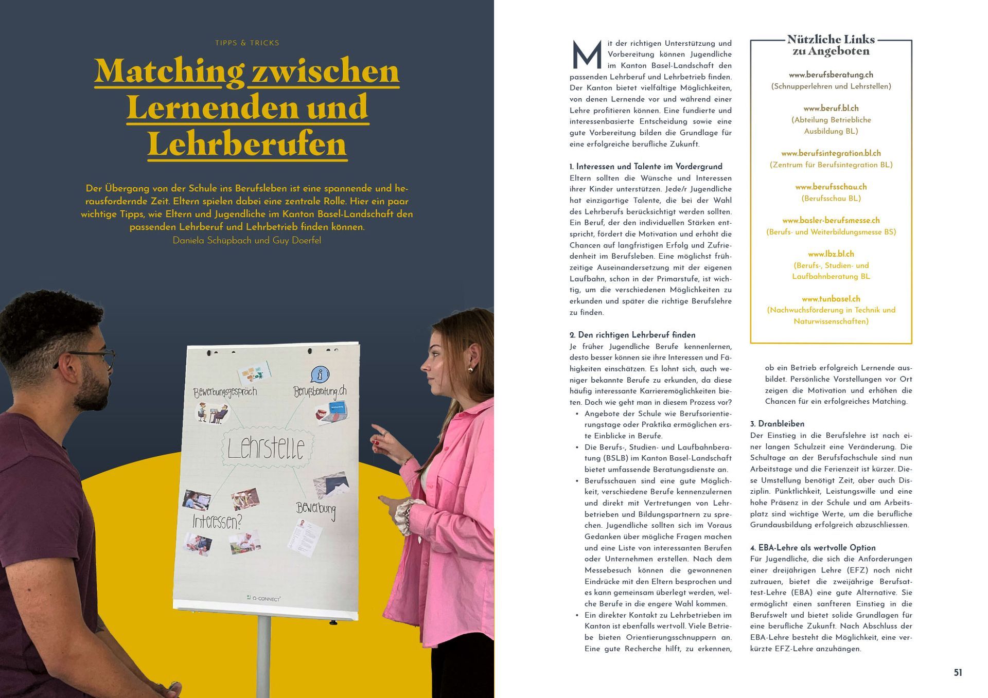 BASELLAND SKILLS | 
DAS MAGAZIN FÜR EINE STARKE BERUFSBILDUNG