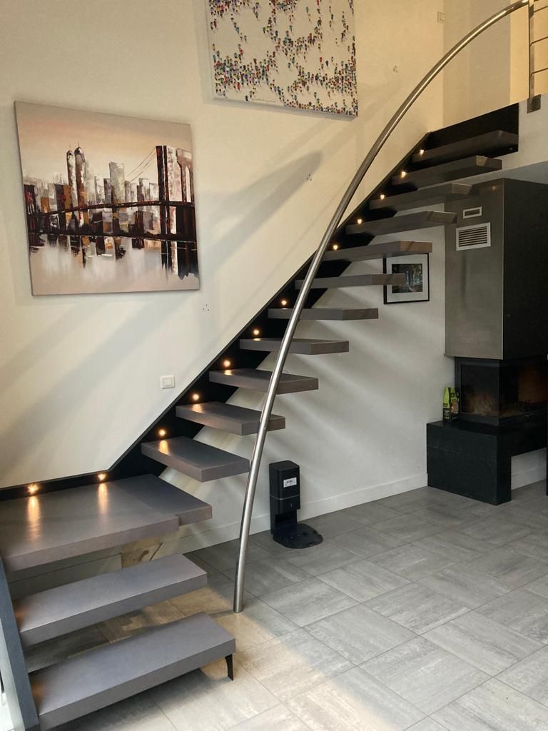 Création d'un escalier pour un duplex du centre ville d'Orléans