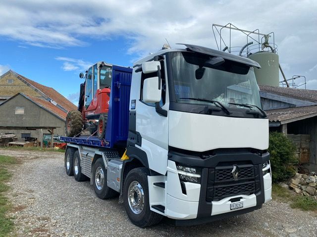 camion en déplacement