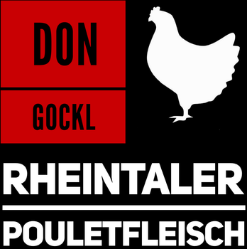 Basil Waibel - Rheintaler Pouletfleisch Heerbrugg - Don Gockl Logo