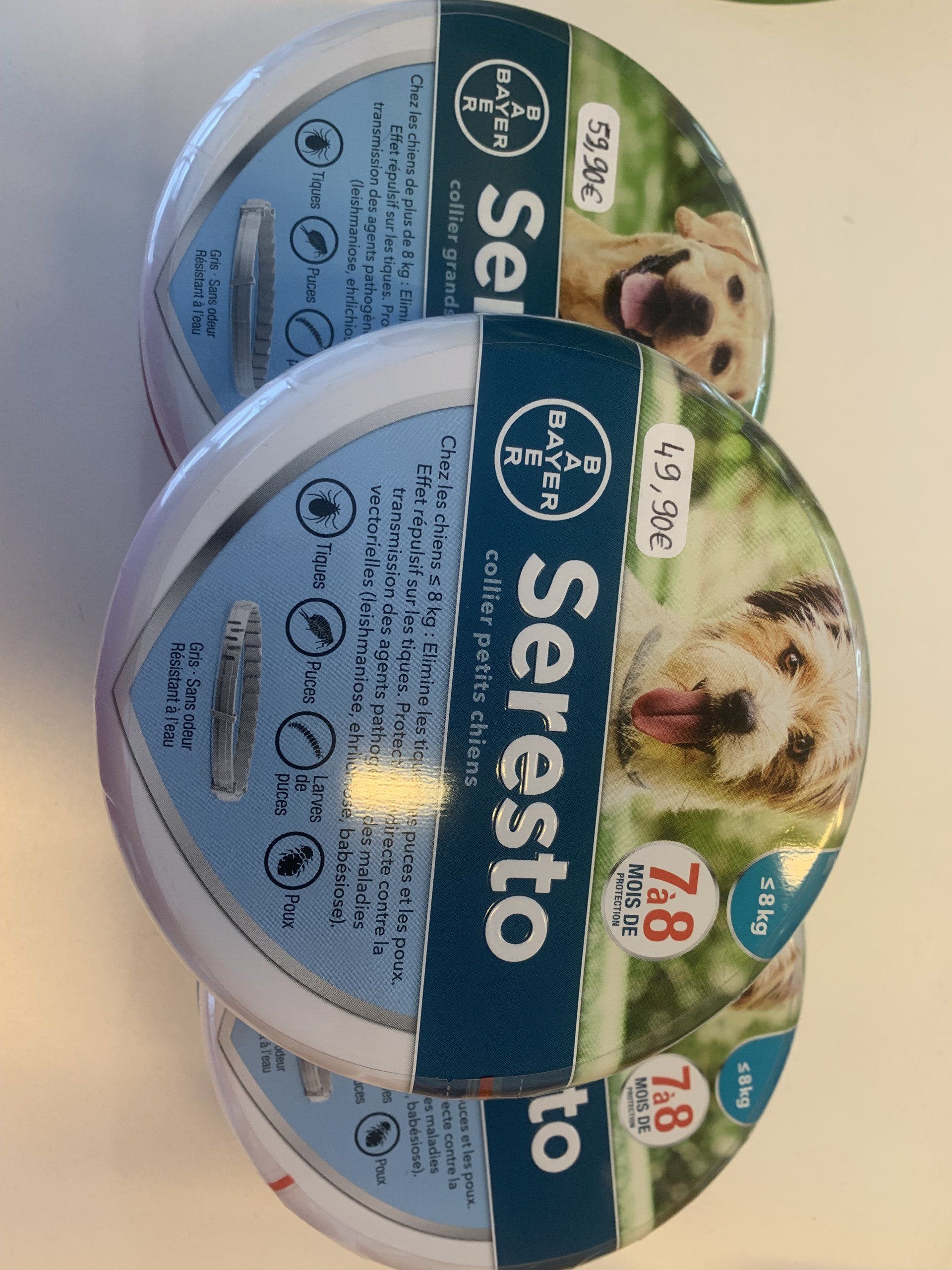 Produit Seresto pour chiens