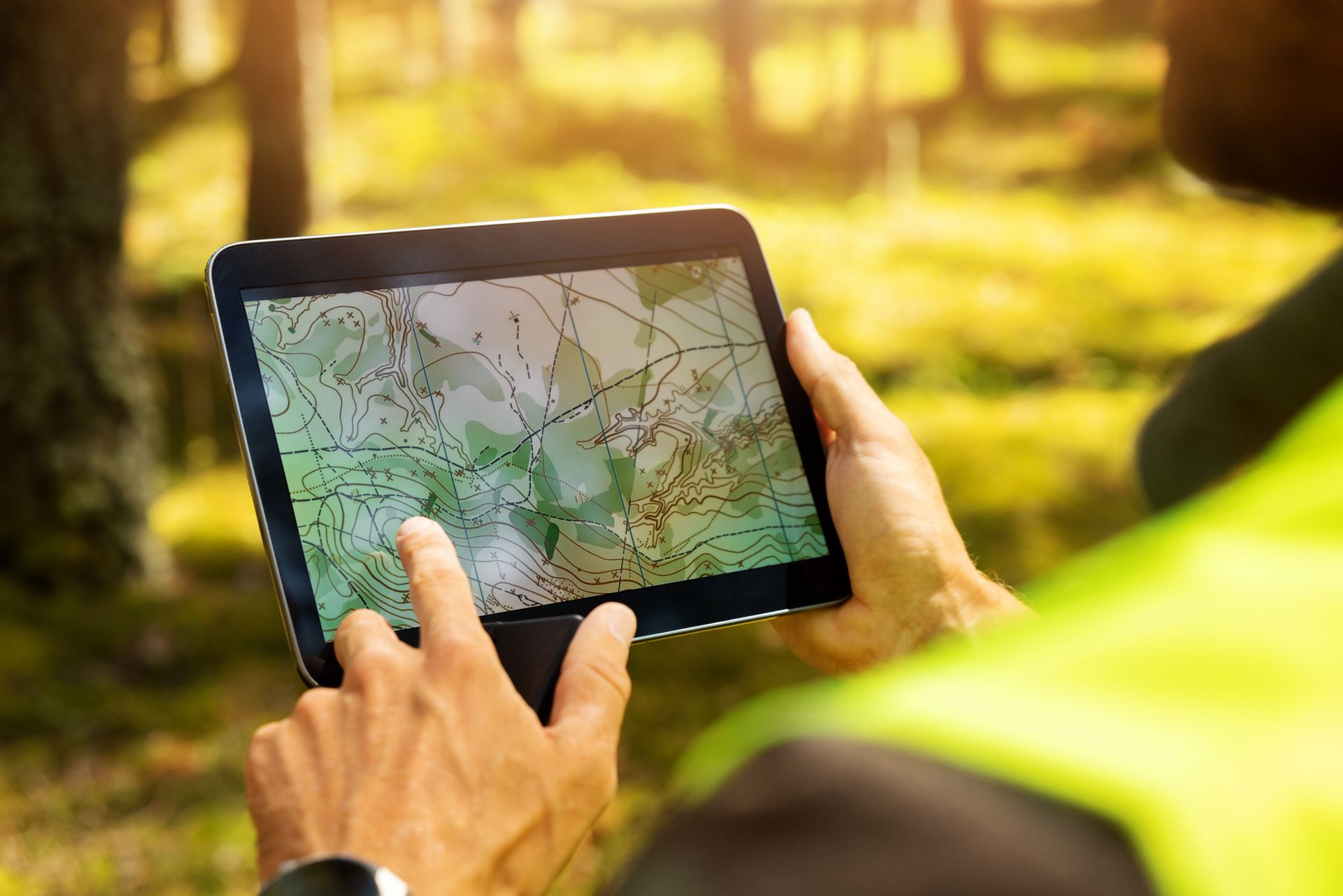 Plan sur tablette