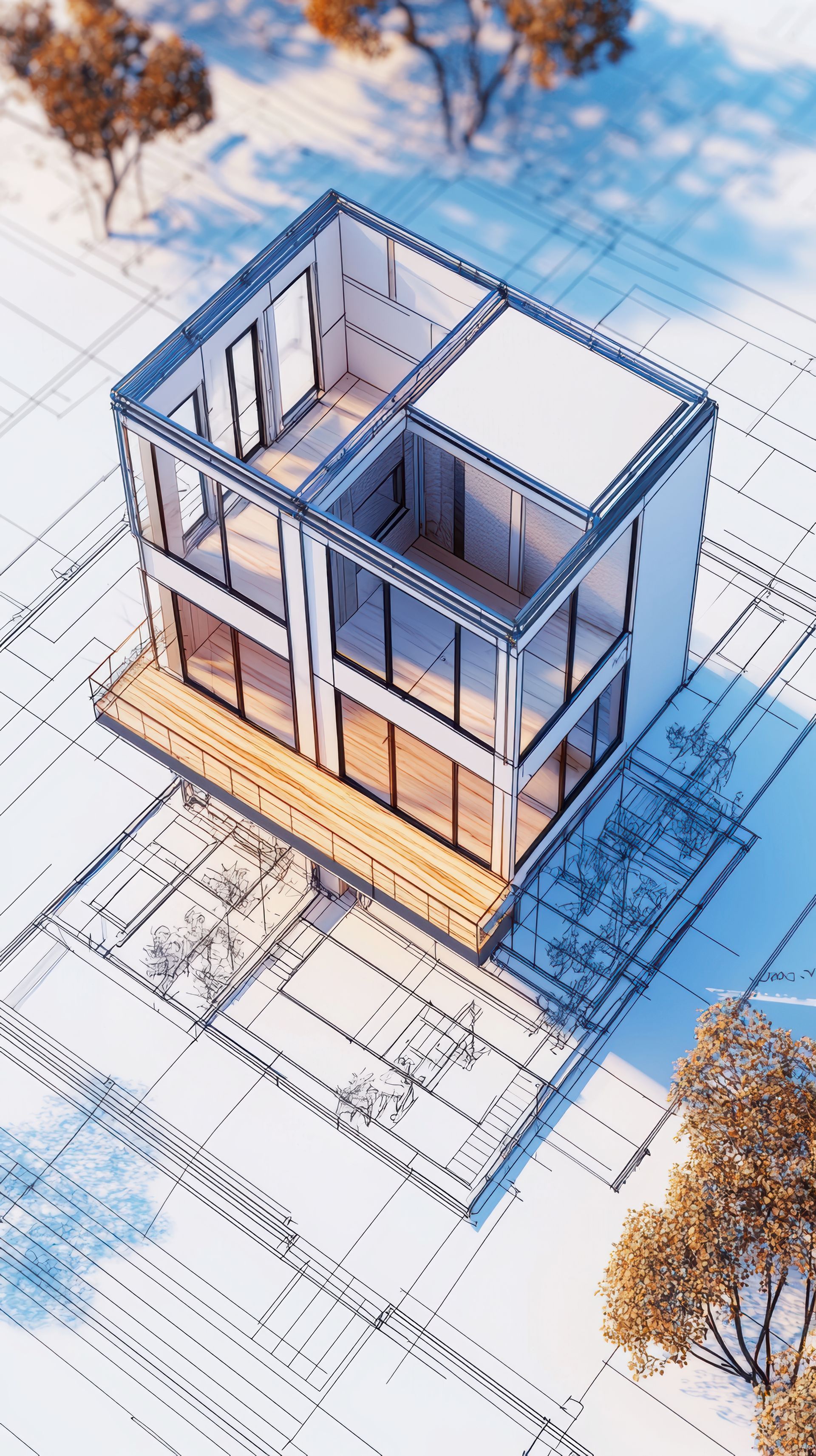 Plan d'un immeuble
