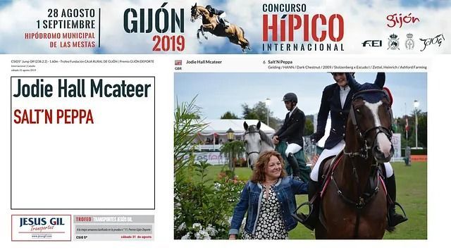 Un artículo de periódico sobre Jodie Hall McAteer y Salt 'n Peppa