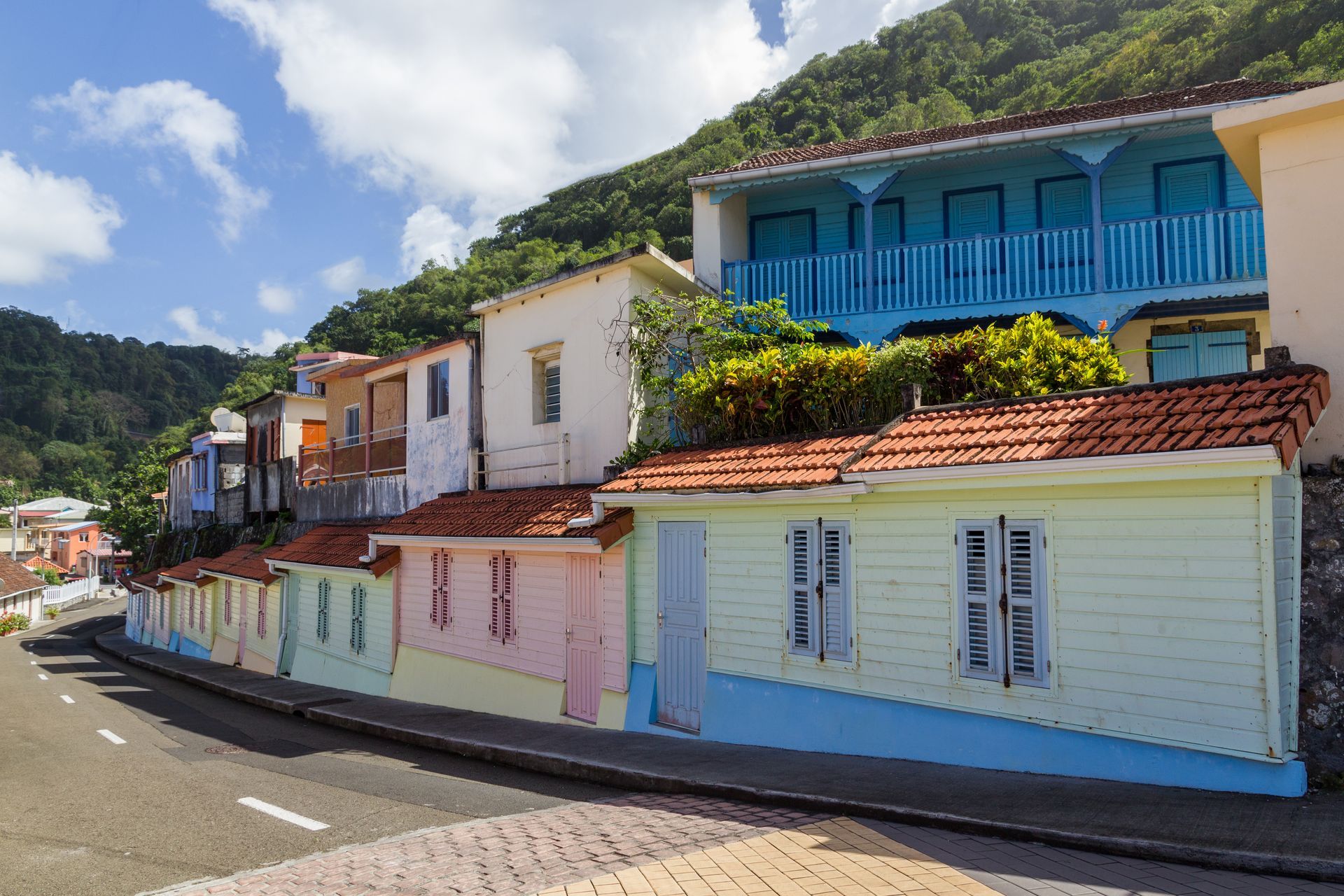 Maisons traditionnelles de la Martinique.