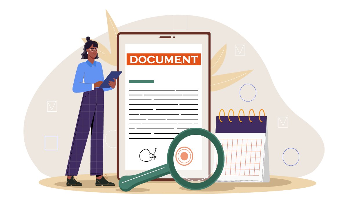 Vers état civil Concept de documents officiels.