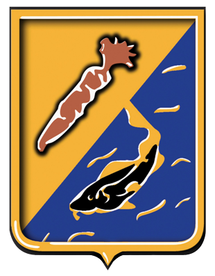Blason de la commune du Prêcheur.