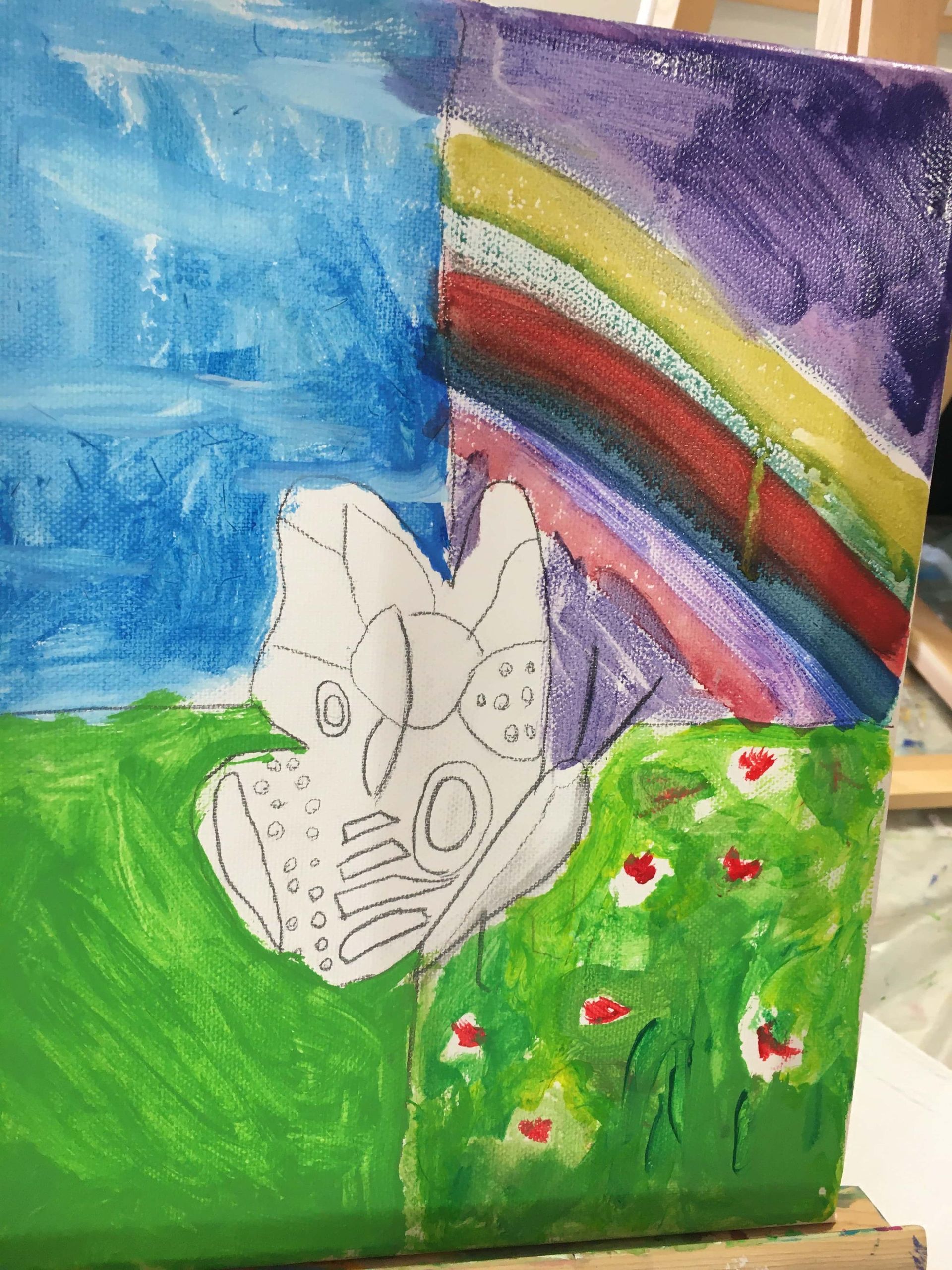 Cours d'art et d'expression libre pour enfants à Anière - Artistes en Herbe