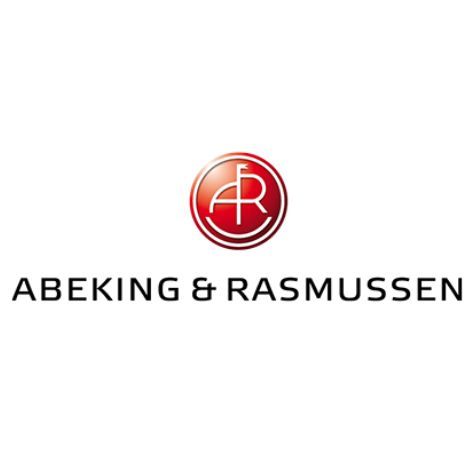 Ein Logo für Abeking & Rasmussen mit einem roten Kreis