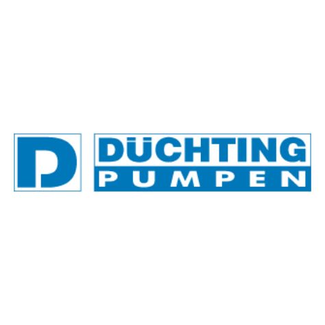 Ein blau-weißes Logo für Duchting Pumpen