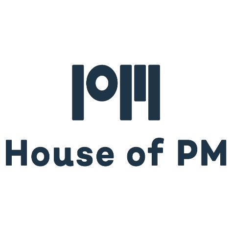 Es ist ein Logo für eine Firma namens House of PM.