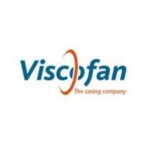 Ein Logo für eine Firma namens Viscofan The Casing Company