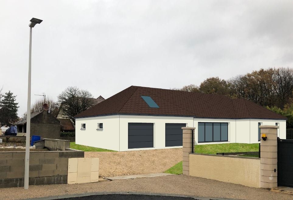 Plan de maison avec double garage