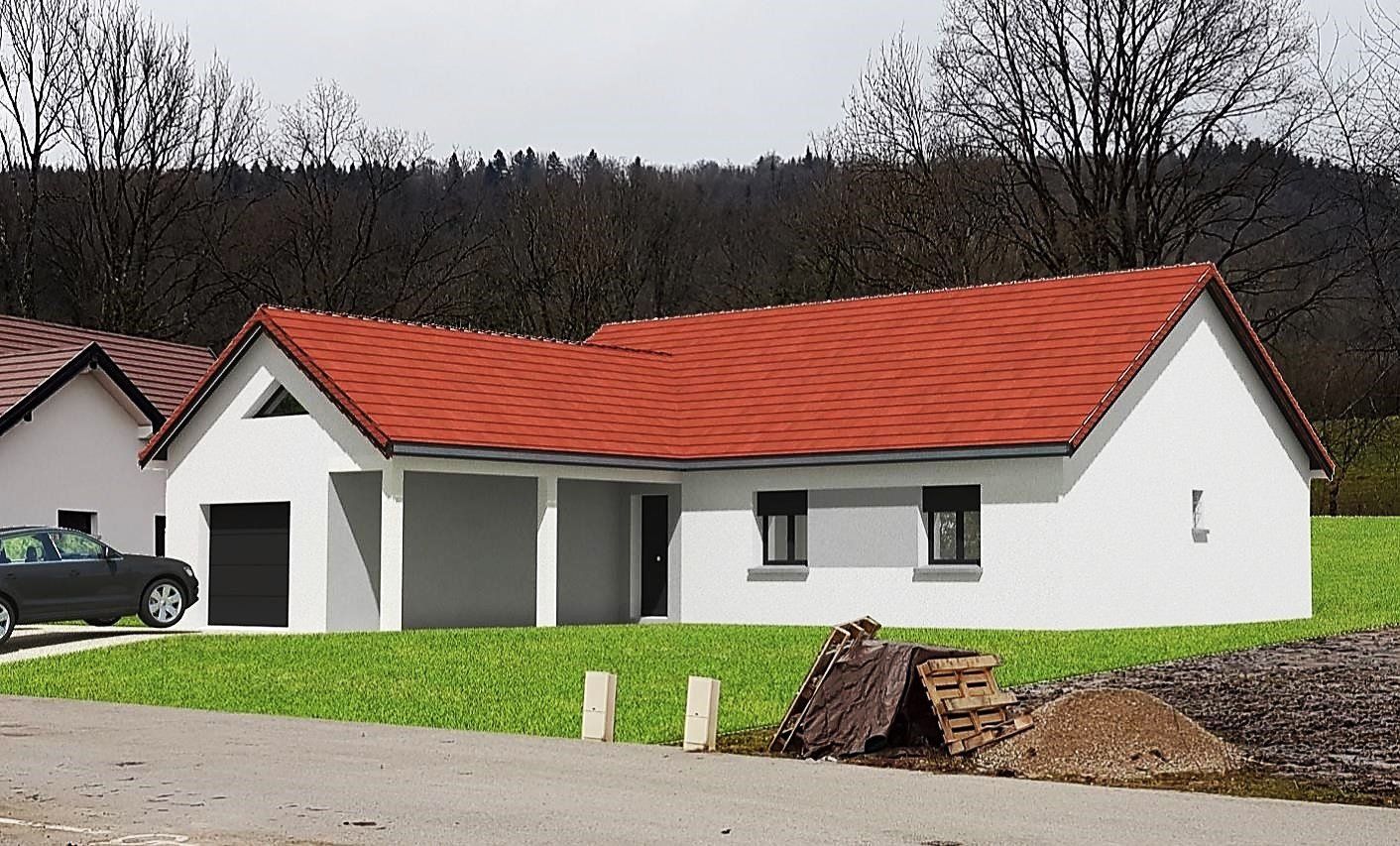 Plan de maison de plain-pied