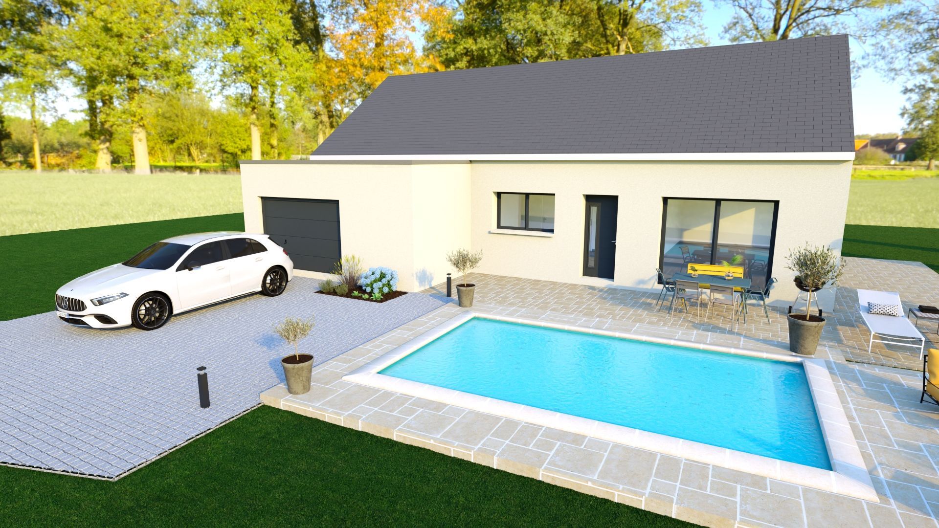 Modèle de maison Quartz