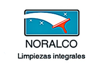 The logo for noralco limpiezas integrales shows a wiper cleaning a window.