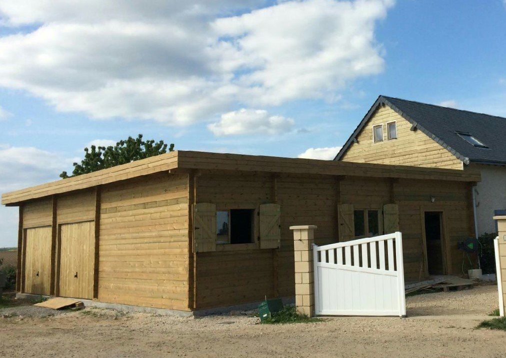 Annexe en bois d'une maison