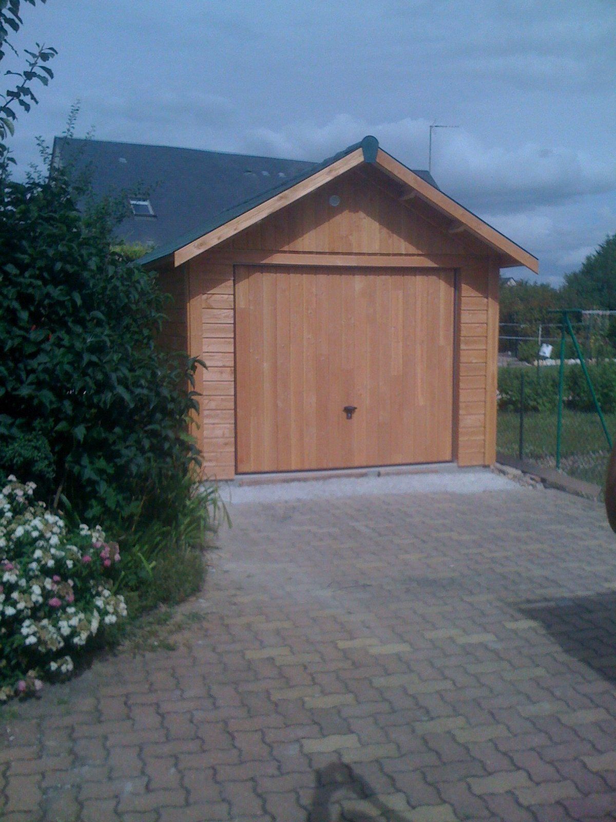 Construction garage en bois