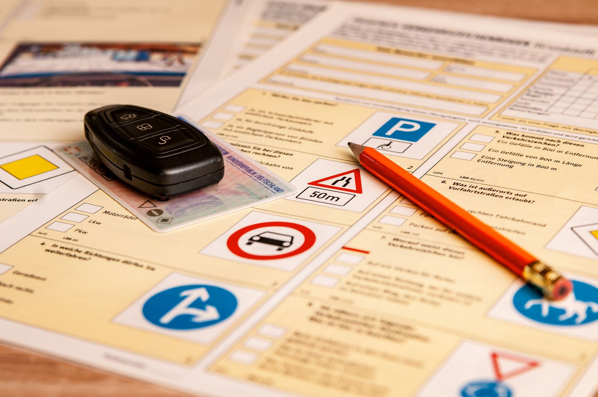 Fiche d'examen code de la route