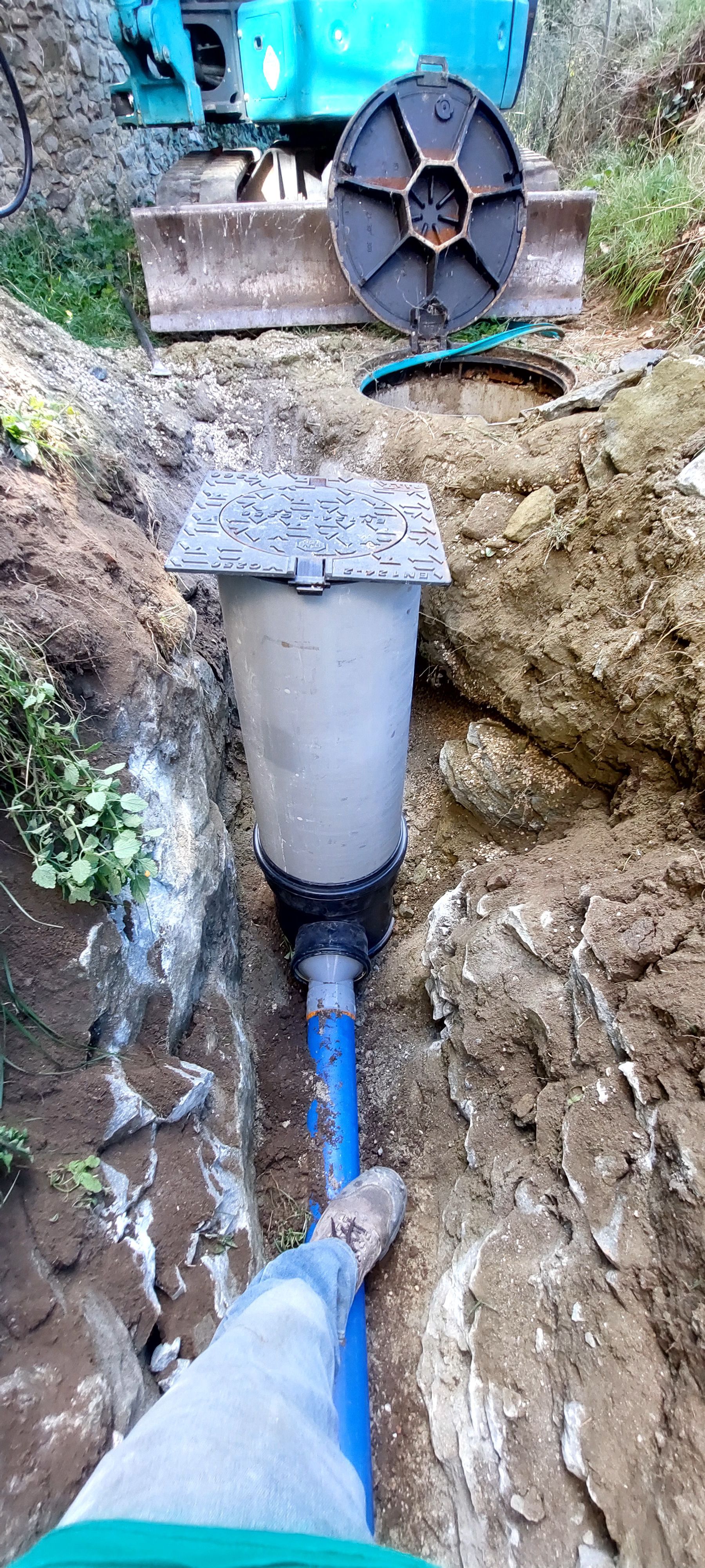 Travaux d'assainissement