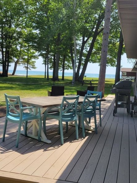 
View of lake Huron from Private Deck - Approximately 159 Steps From the Beach
