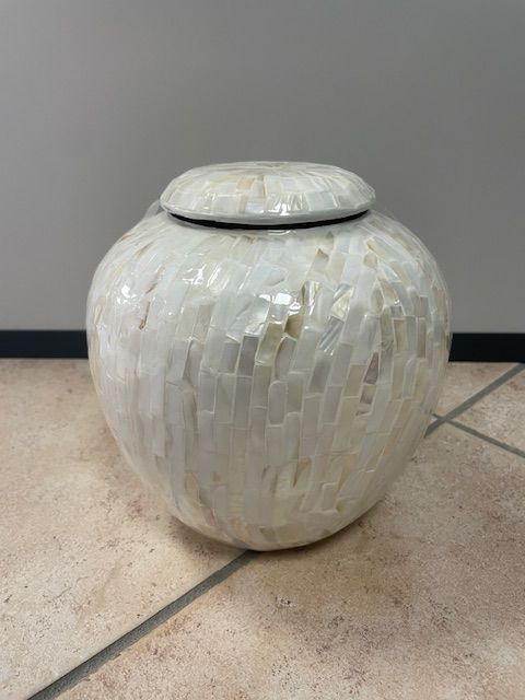 Plaque en trois parties avec fleurs de cerisier