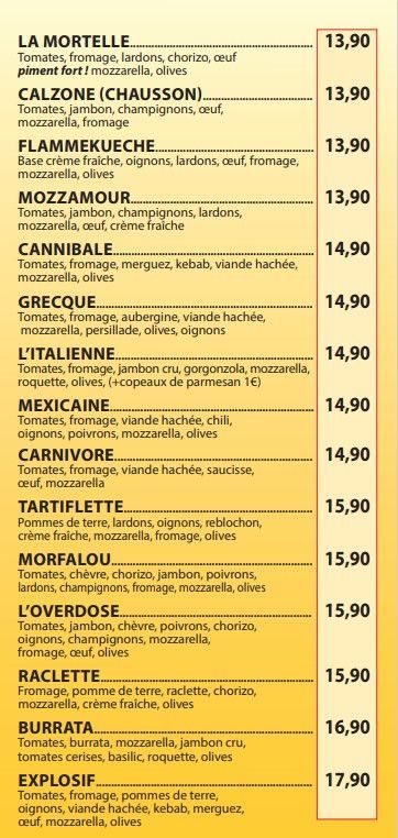 Carte troisième page