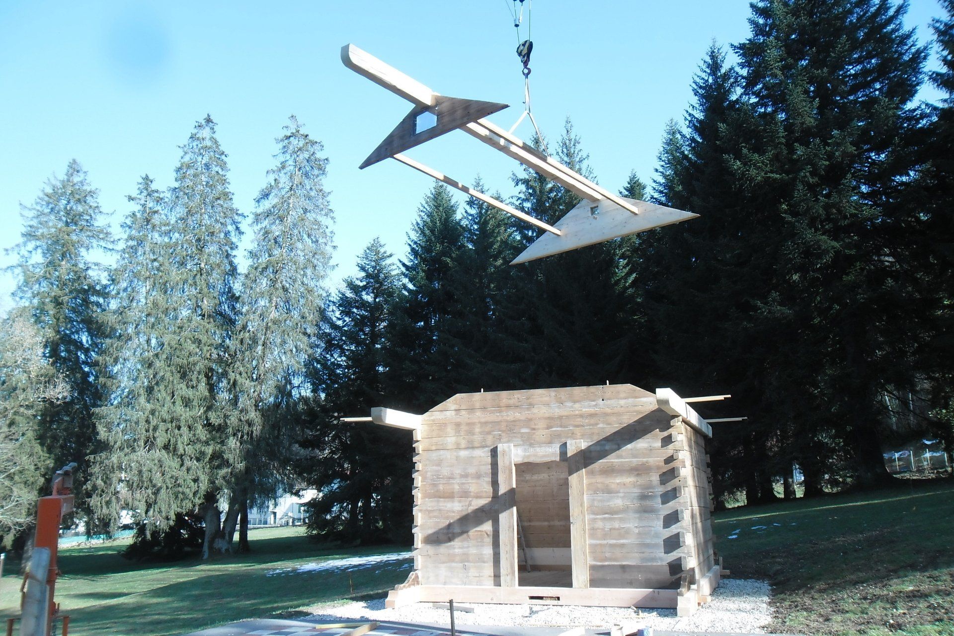 Assemblage d'une charpente