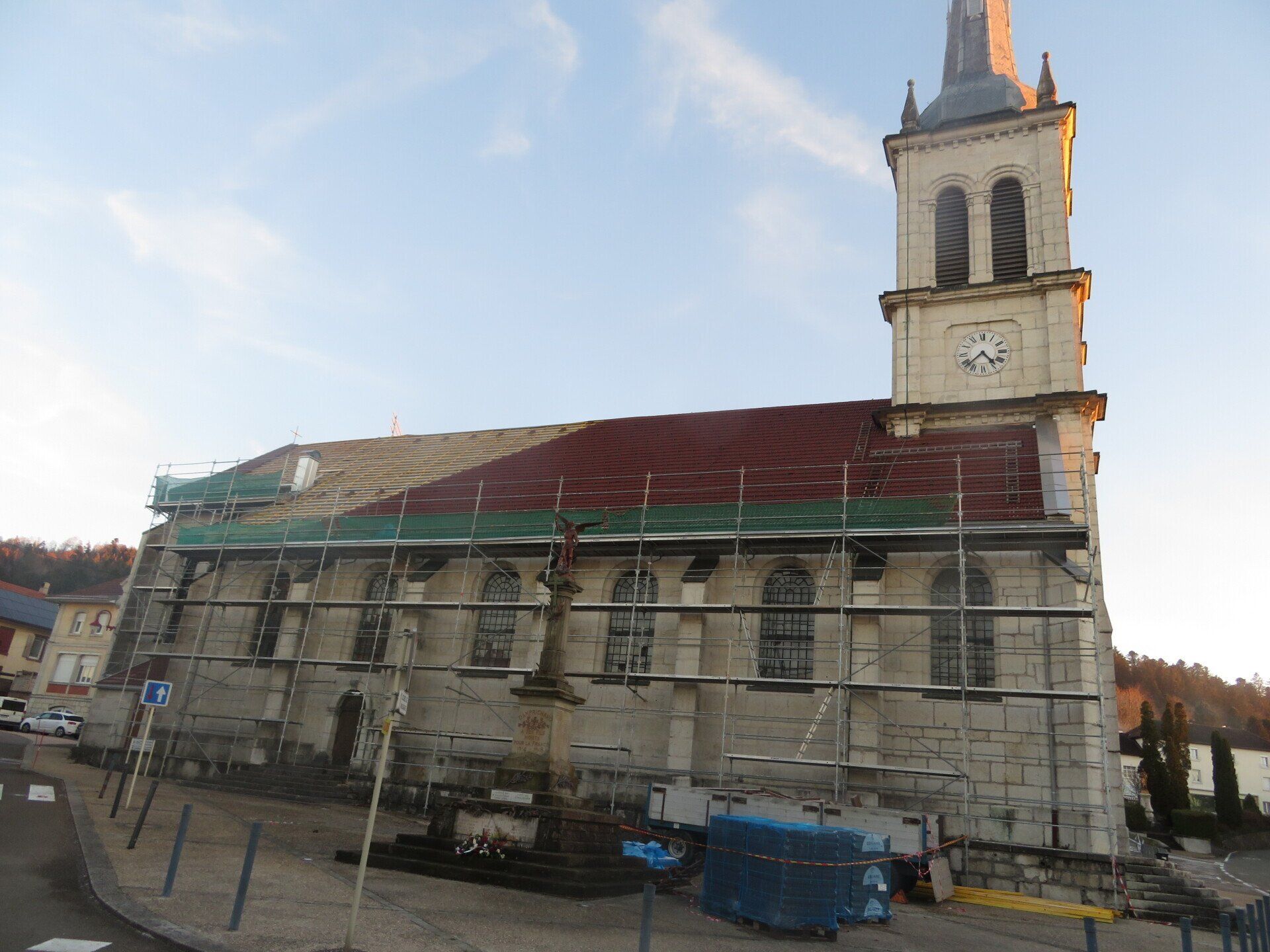 Restauration d'une église à Maîche