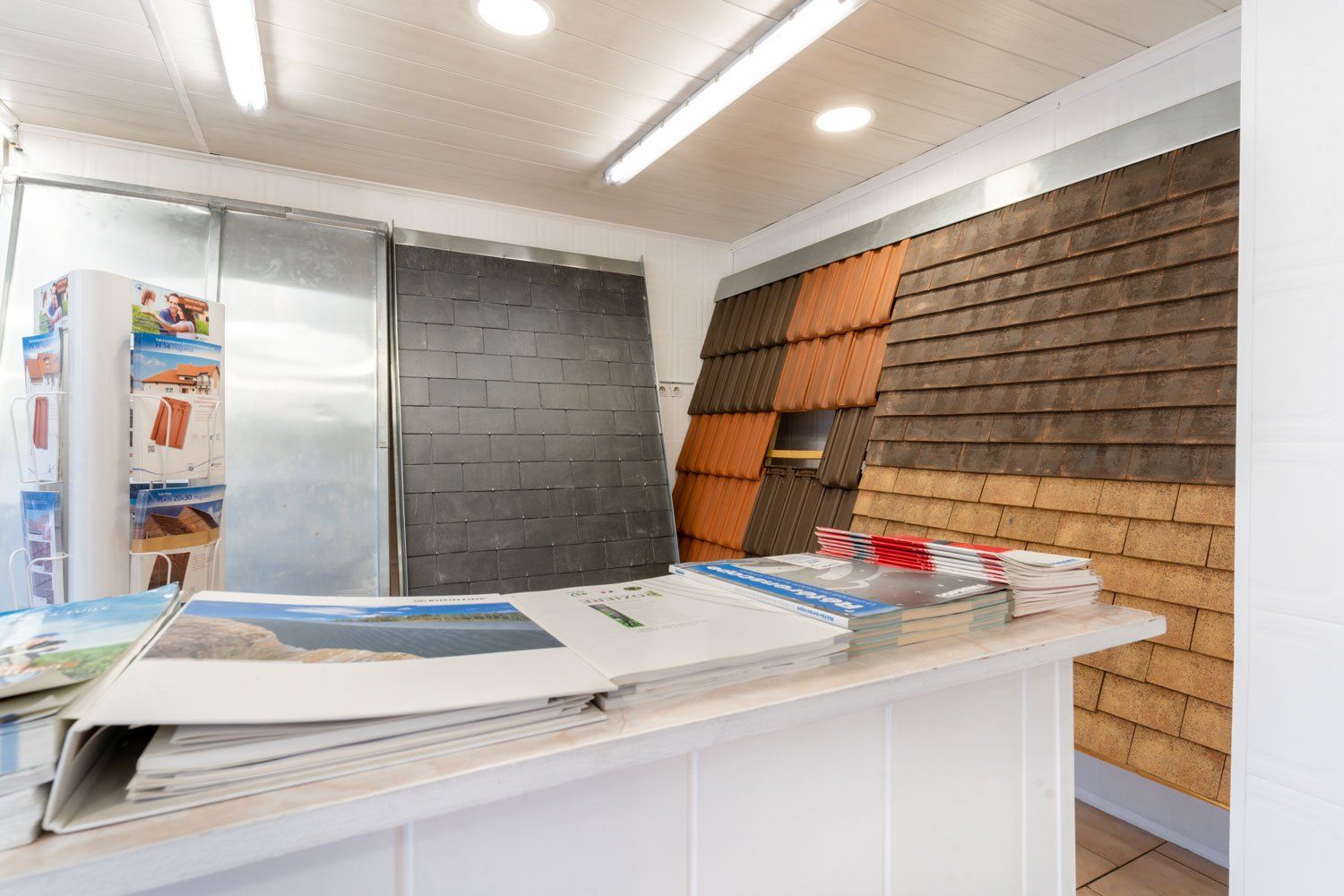 Exposition du showroom Les Compagnons du Bâtiment