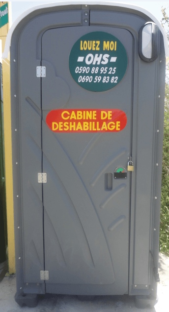 Cabine de déshabillage