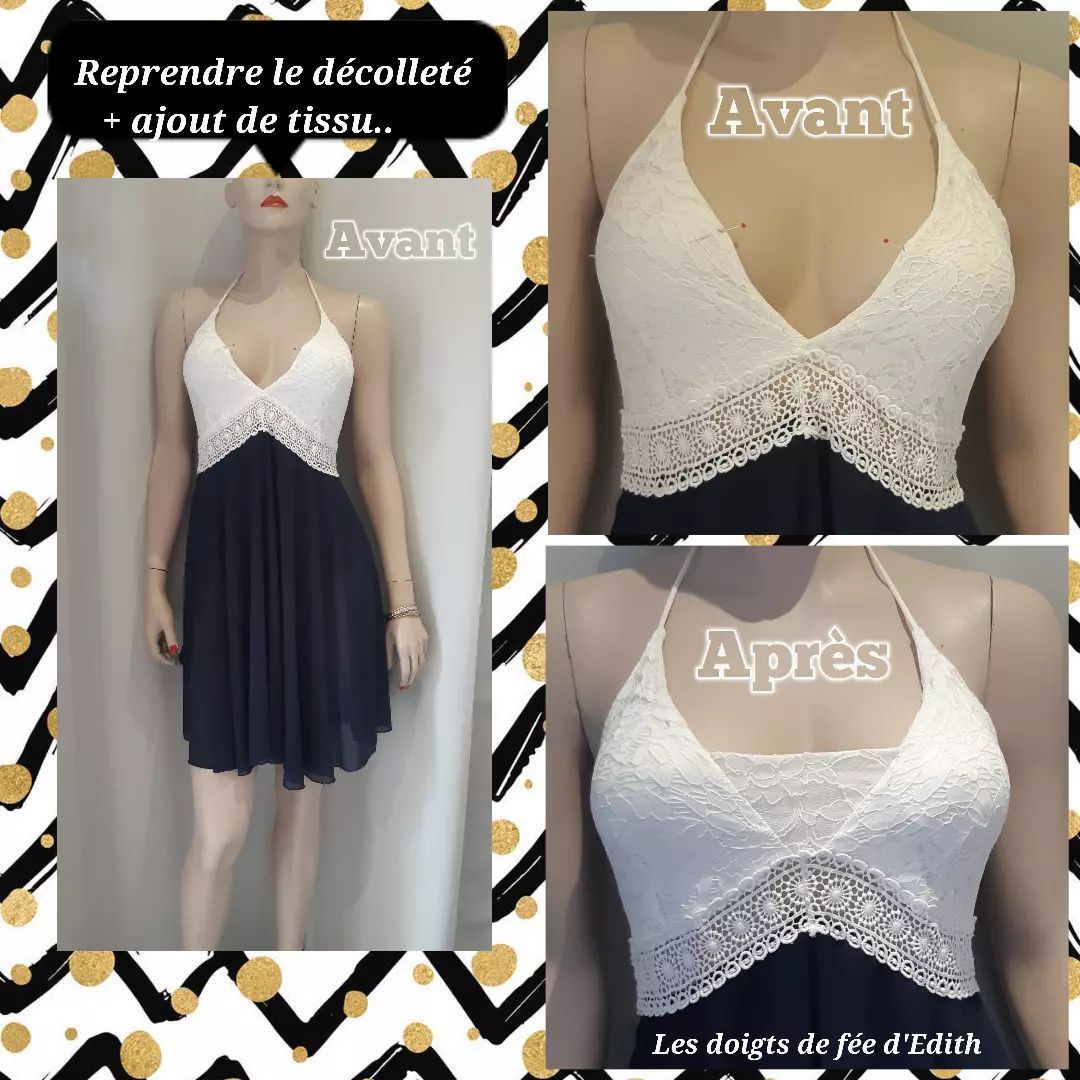 Retouche de décolleté