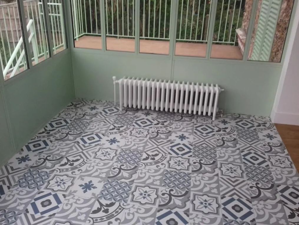 Carrelage imitation carreau de ciment