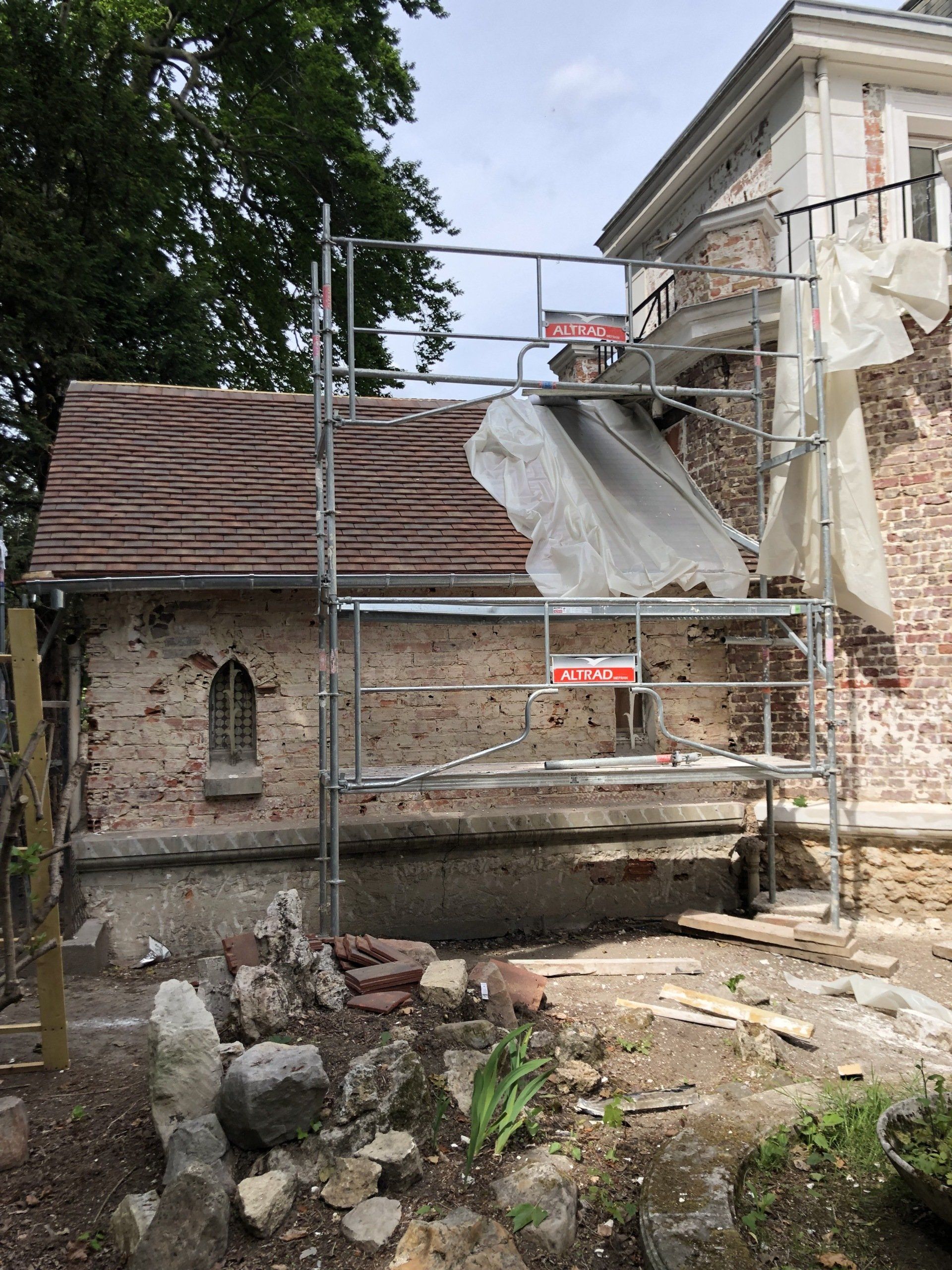 Rénovation d'un vieux bâtiment