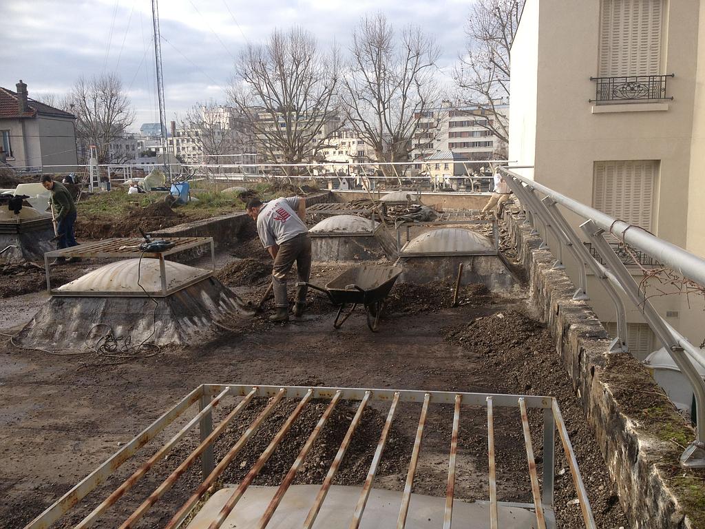 Travaux d'étanchéité toit terrasse