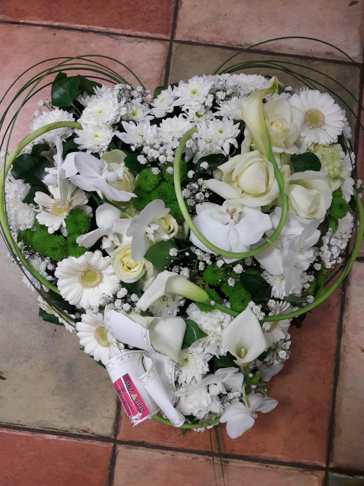 Gerbe en forme de coeur