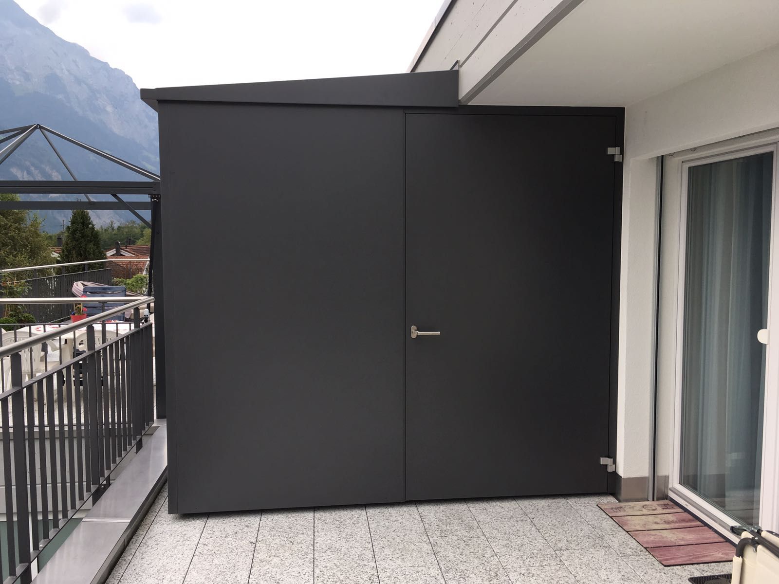 Reduit, Balkon, Aufbewahrung, Abgrenzung