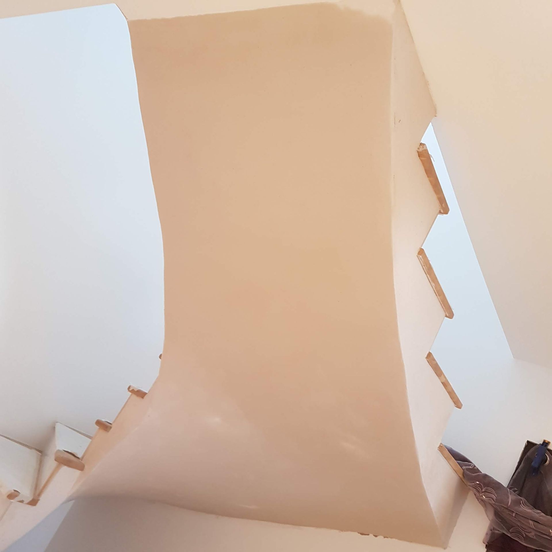 Mur en peinture beige