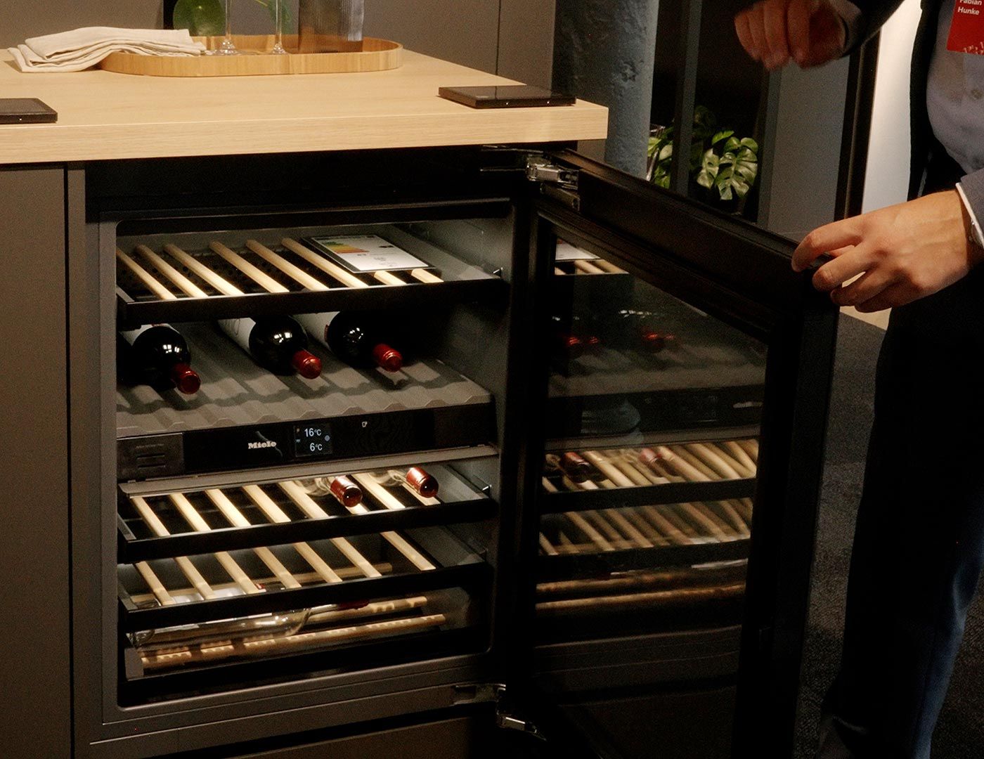 Auch bei begrenztem Raum nicht auf eine optimale Weintemperierung verzichteten