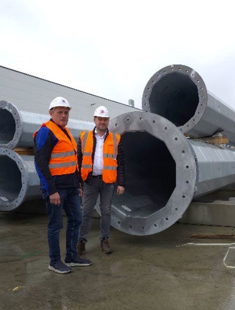 Freistehende Stahlschornstein EFS8