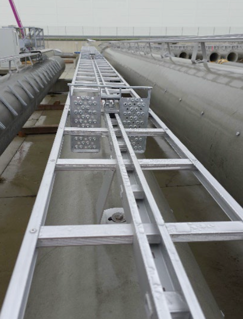 Freistehende Stahlschornstein EFS8